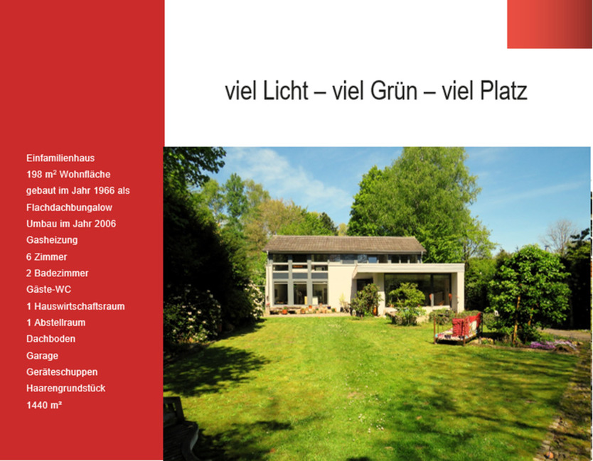 Architektenhaus am Quellenweg zu verkaufen