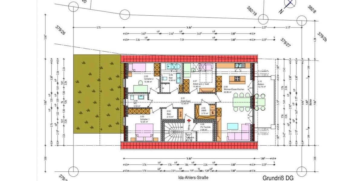Etagenwohnung Edewecht - 4 Zimmer, 100 m&sup2;, 1.200&euro; | Angebot:26312281