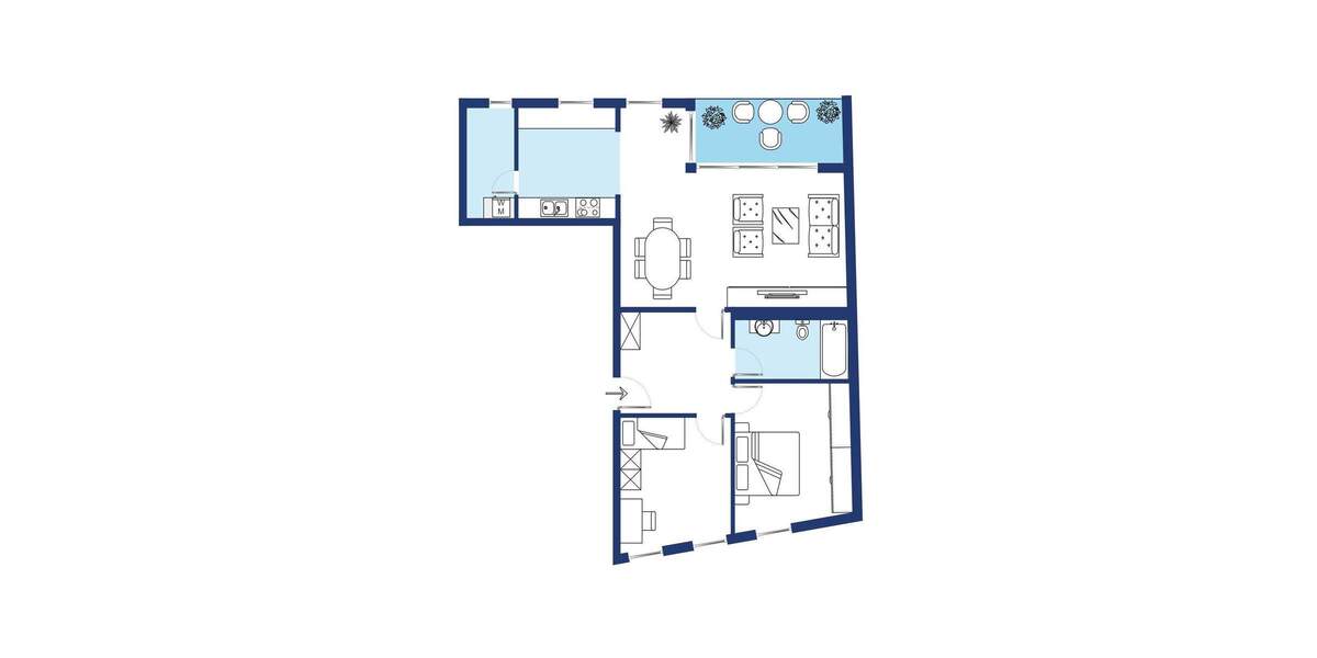 Etagenwohnung Oldenburg Innenstadt - 3 Zimmer, 96 m&sup2;, 1.058&euro; | Angebot:25679027
