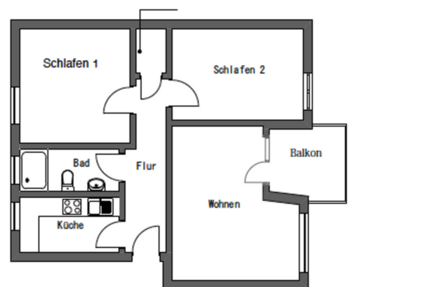 Wohnung zum Mieten in Bremen 820 € 70 m²