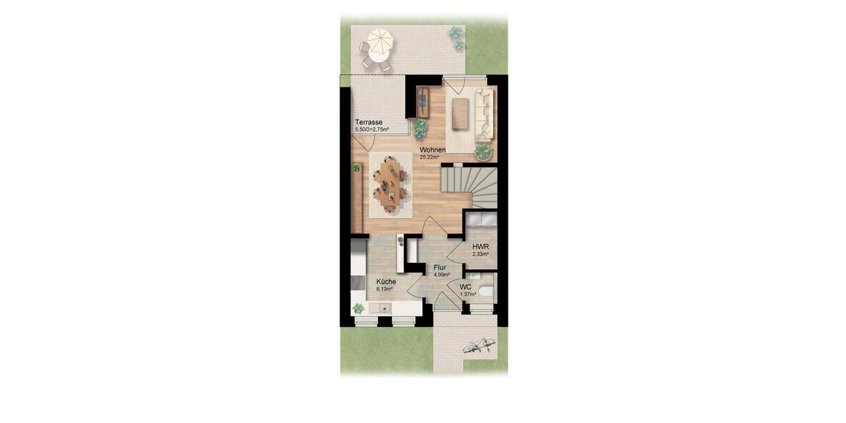 Modernes, gemütliches Reihenmittelhaus vor Oldenburg - KfW 40 Standard, Garten, 6 Zimmer, 01.01.26 6 zimmer