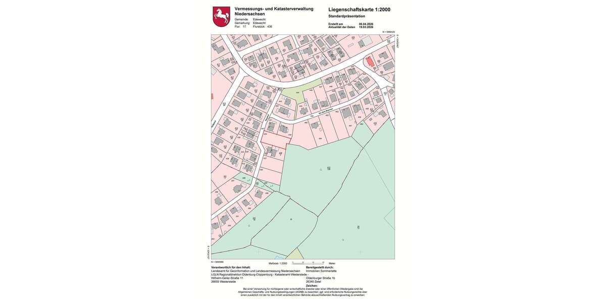 Grundstück Edewecht - 266.640&euro; | Angebot:26114267