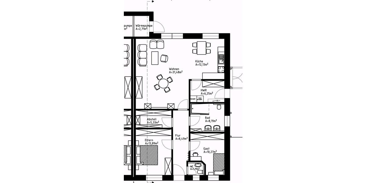 Bungalow Bösel - 3 Zimmer, 100 m&sup2;, 990&euro; | Angebot:25088899