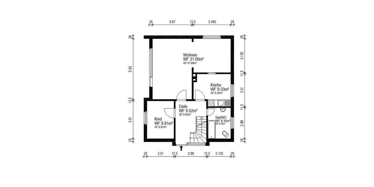 Mehrfamilienhaus, Wohnhaus Brake - 5 Zimmer, 93 m&sup2;, 209.900&euro; | Angebot:25142200