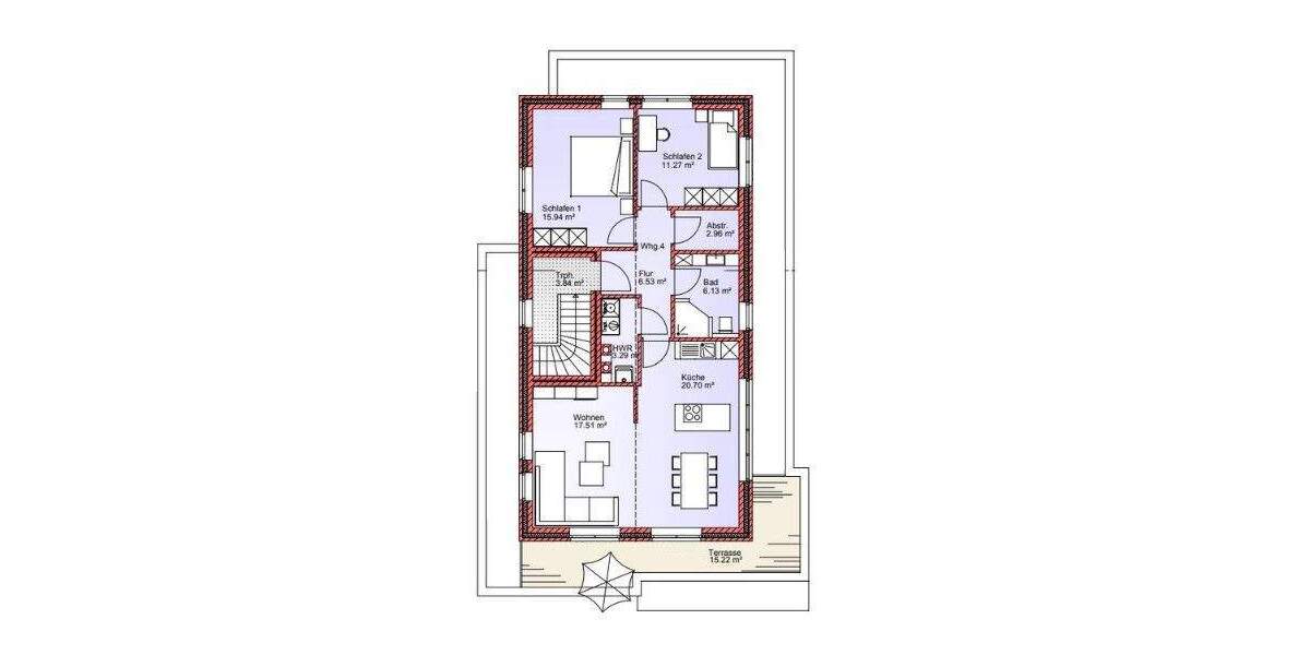 Etagenwohnung Oldenburg Nadorst - 3 Zimmer, 92 m&sup2;, 359.000&euro; | Angebot:25666331