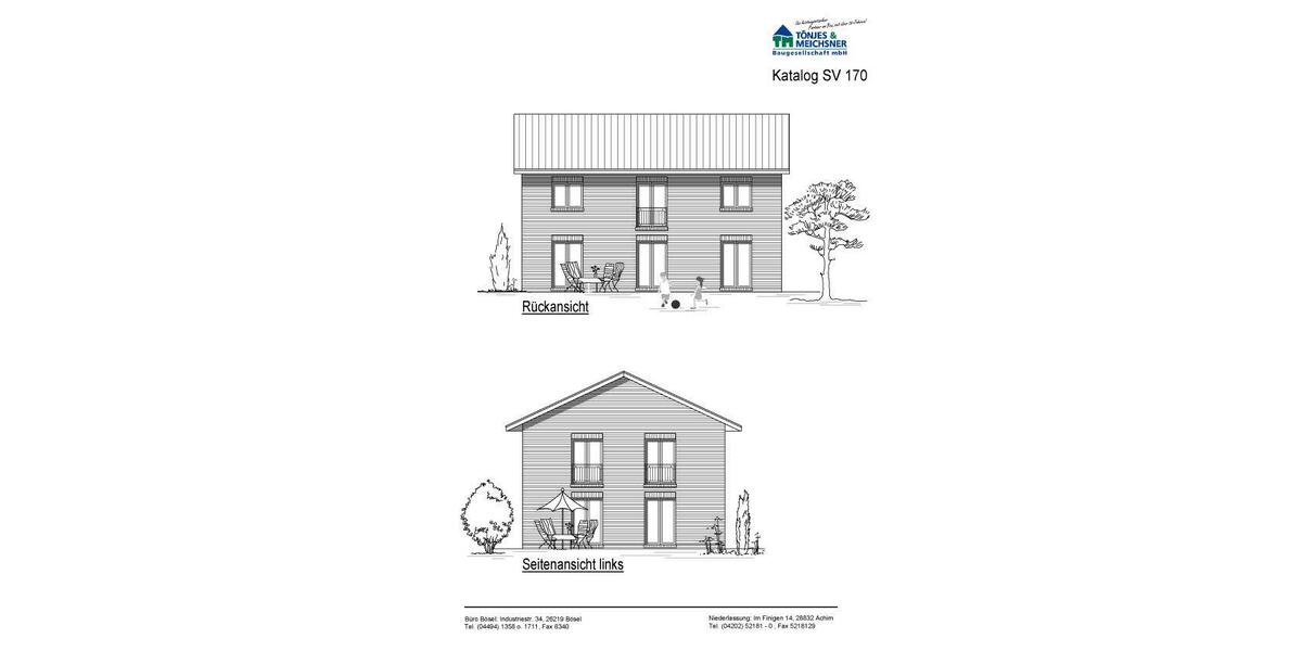 Einfamilienhaus Oldenburg Alexandersfeld - 5.5 Zimmer, 167 m&sup2;, 357.600&euro; | Angebot:8801324