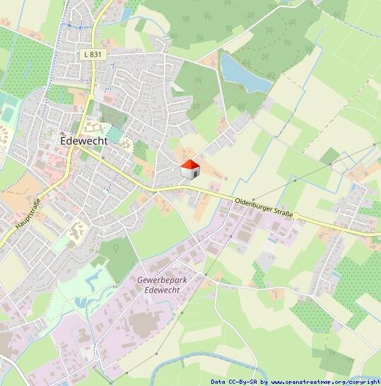 Etagenwohnung Edewecht - 3 Zimmer, 81 m&sup2;, 1.000&euro; | Angebot:26093005