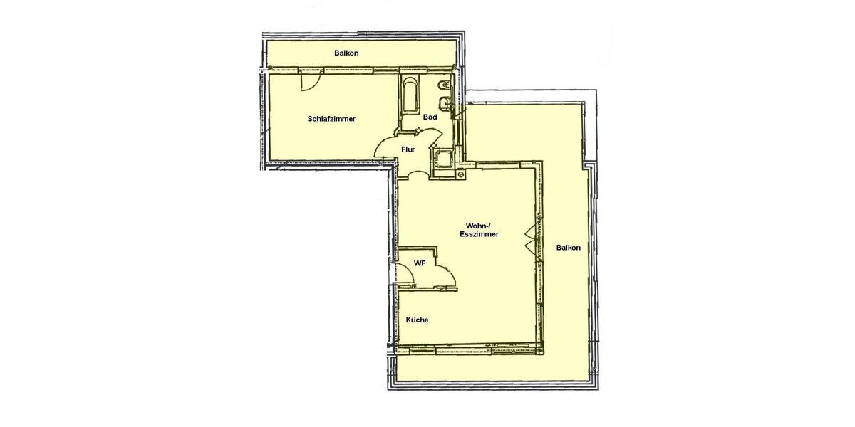 Dachgeschoßwohnung Oldenburg Alexandersfeld - 2 Zimmer, 93 m&sup2;, 895&euro; | Angebot:26195425
