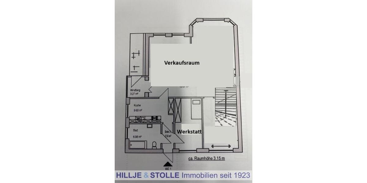 Stilvolles Ladengeschäft mit Werkstatt und Lager in Oldenburg - Nadorst zimmer
