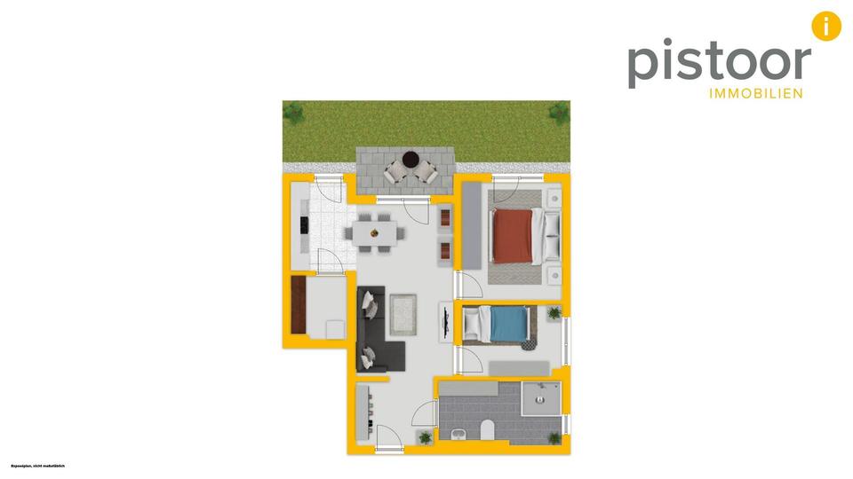 Erdgeschoßwohnung Apen - 3 Zimmer, 85 m&sup2;, 840&euro; | Angebot:26271957