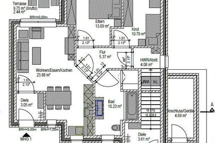 Wohnung Bösel - 3 Zimmer, 70 m&sup2;, 600&euro; | Angebot:26095441