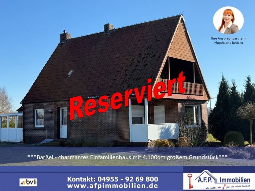 ***Barßel - charmantes Einfamilienhaus mit 4.100qm großem Grundstück*** ***RESERVIERT***