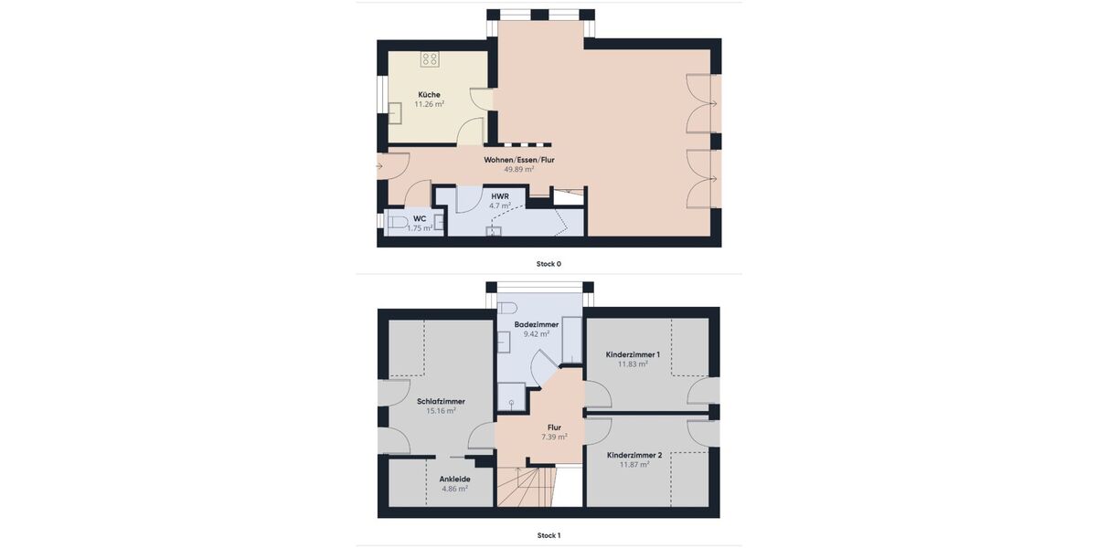 Außergewöhnliches Haus Wohnung über 2 Etagen in ruhiger Lage von Metjendorf-Oldenburg, KFW 70-ModernCarportGarten Wohnen am Rande von Oldenburg - Doppelhaushälfte Wiefelstede / Metjendorf Metjendorf | Angebot:26646278