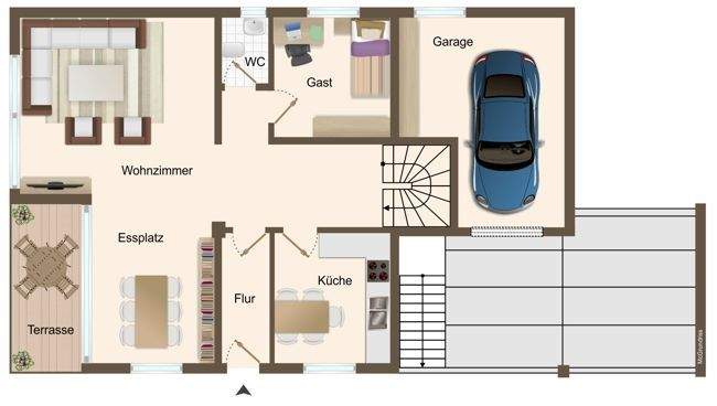 Helles Architektenhaus auf ruhigem Hintergrundstück in OL-Dietrichsfeld (Obj.-Nr. 6569) 4 zimmer