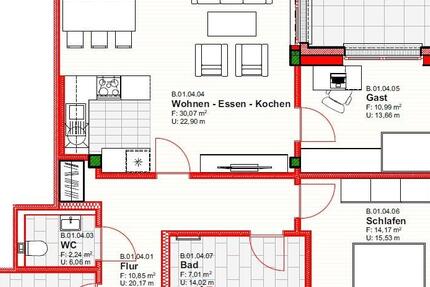 Wohnung Garrel - 3 Zimmer, 85 m&sup2;, 855&euro; | Angebot:26232168