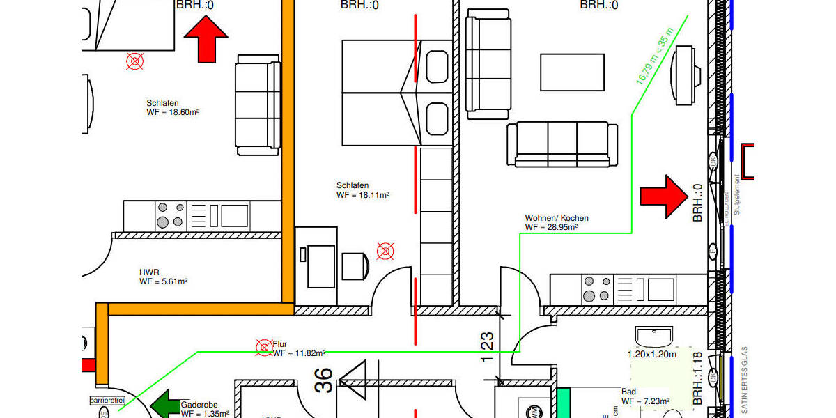 Etagenwohnung Bad Zwischenahn Bad Zwischenahn I - 2 Zimmer, 74 m&sup2;, 391.000&euro; | Angebot:26273686