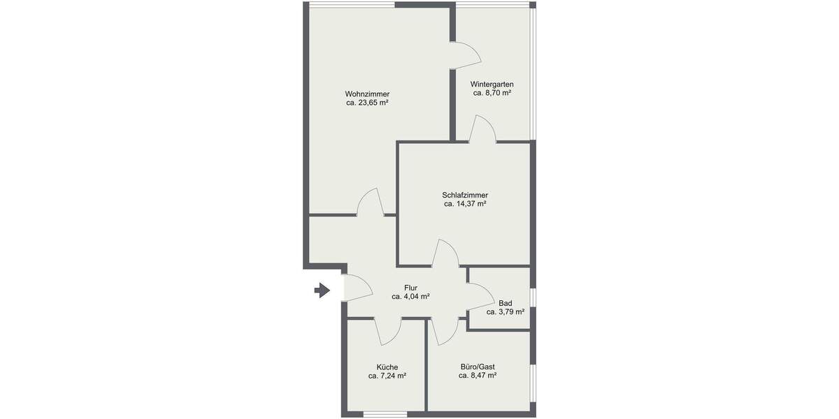 Gepflegte 3-Zimmer-Eigentumswohnung mit Garage! 3 zimmer