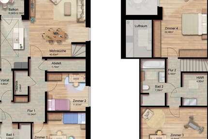 Wohnung Edewecht / Friedrichsfehn Friedrichsfehn - 5 Zimmer, 154 m&sup2;, 1.890&euro; | Angebot:24435896