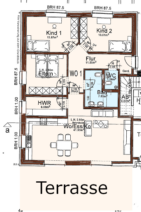 Neubau-Wohntraum im Grünen! Schöne EG-Wohnung m. Einbauküche, Carport u. Garten! zimmer