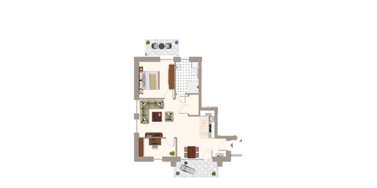 Erdgeschoßwohnung Oldenburg Kreyenbrück - 3 Zimmer, 76 m&sup2;, 995&euro; | Angebot:25903340