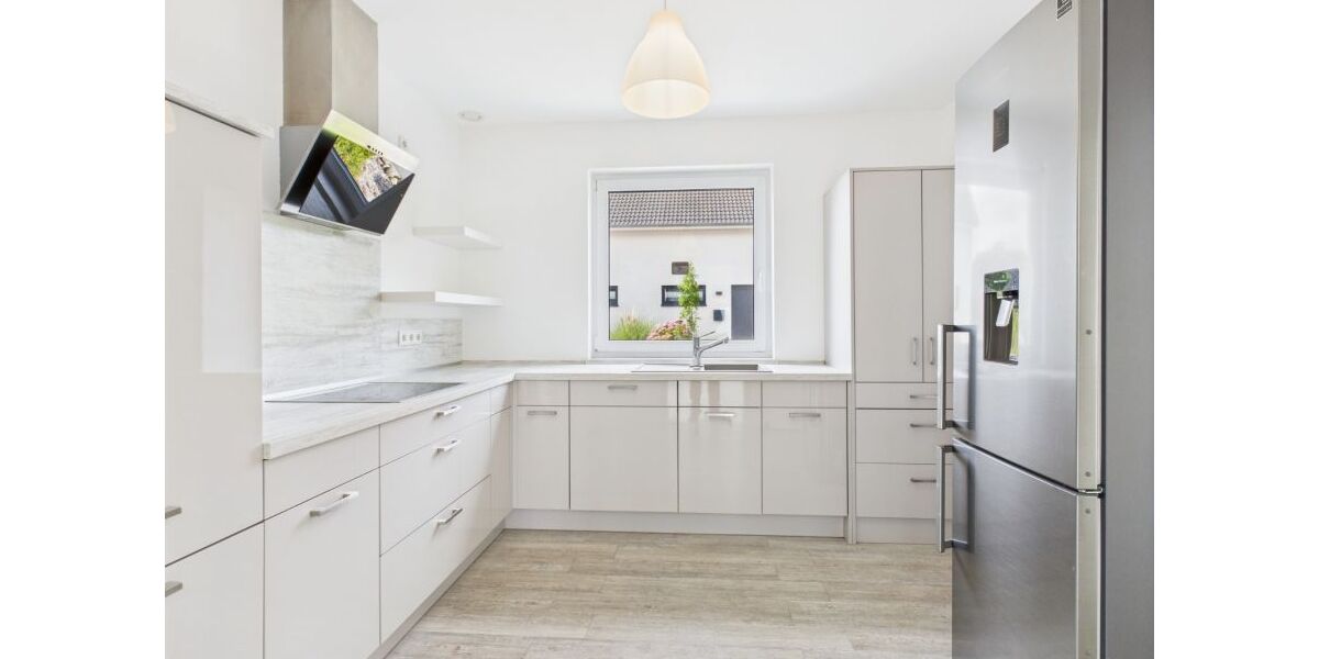 Außergewöhnliches Haus Wohnung über 2 Etagen in ruhiger Lage von Metjendorf-Oldenburg, KFW 70-ModernCarportGarten Wohnen am Rande von Oldenburg - Doppelhaushälfte Wiefelstede / Metjendorf Metjendorf | Angebot:26312135