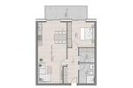 Etagenwohnung Wiefelstede - 2 Zimmer, 77 m&sup2;, 1.282&euro; | Angebot:25100638
