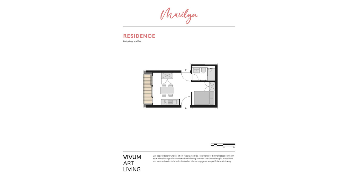 Rabatt auf 1. Miete! Möbliertes Apartment im Herzen Oldenburgs | Marilyn Oldenburg | Residence 1 zimmer