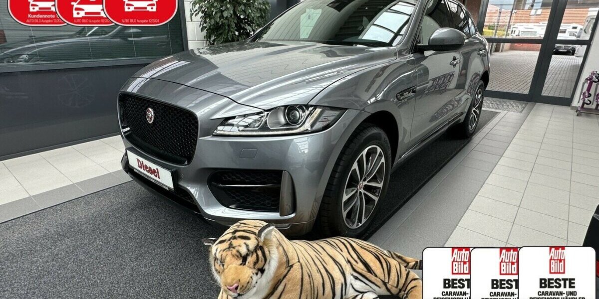 Jaguar F-Pace 3,0 D AWD R-Sport +AHK+Panorama+Navi+Kamera 92.200 km 28.990 € Jaderberg 26349