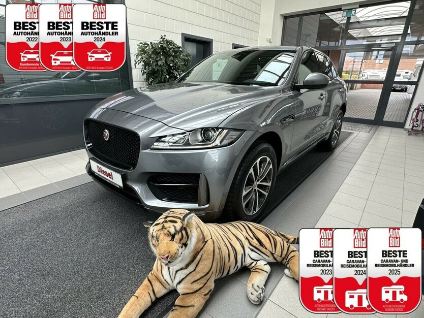 Jaguar F-Pace 3,0 D AWD R-Sport +AHK+Panorama+Navi+Kamera 92.200 km 29.990 € Jaderberg 26349