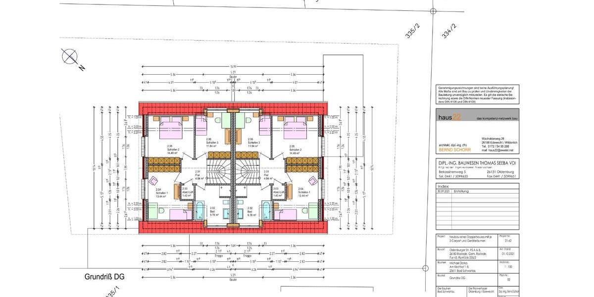 Doppelhaushälfte Rastede - 5 Zimmer, 120 m&sup2;, 1.700&euro; | Angebot:26065580