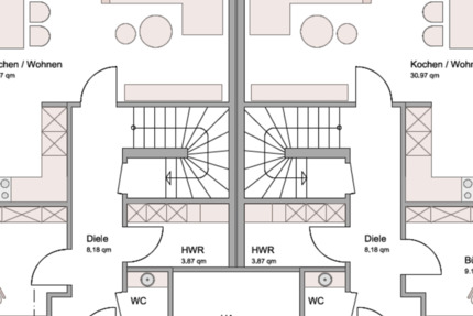 DHH links in Bahnhofsnähe Augustfehn Erstbezug 5 zimmer