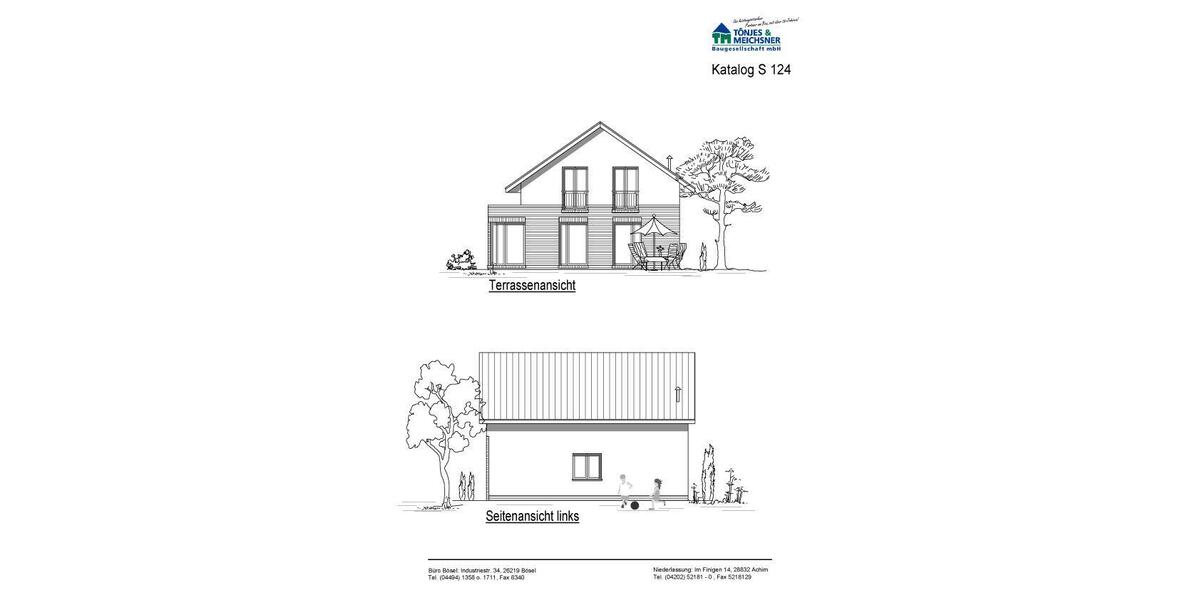 Einfamilienhaus Hude (Oldenburg) - 4 Zimmer, 122 m&sup2;, 275.200&euro; | Angebot:8838073