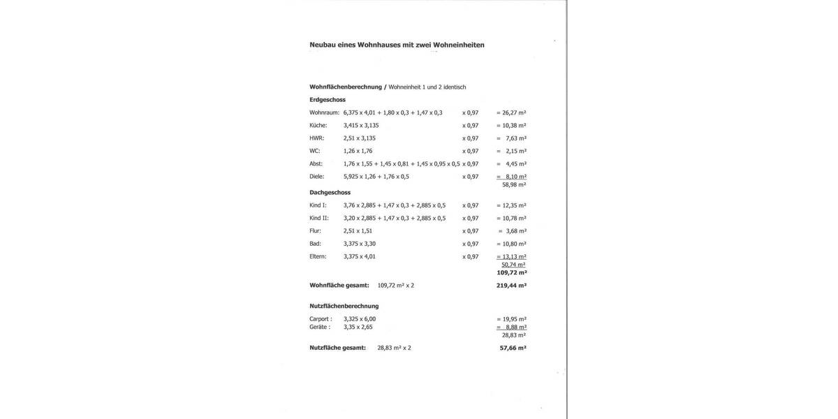 Doppelhaushälfte Bad Zwischenahn Ohrwege - 4 Zimmer, 109 m&sup2;, 1.350&euro; | Angebot:26840523