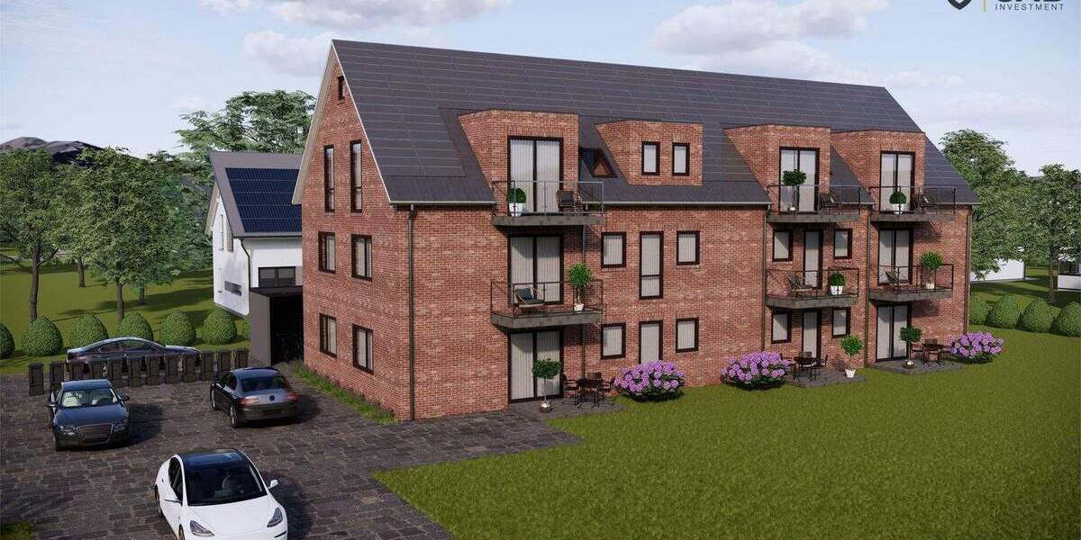 Etagenwohnung Oldenburg Ofenerdiek - 2 Zimmer, 63 m&sup2;, 360.500&euro; | Angebot:26722984