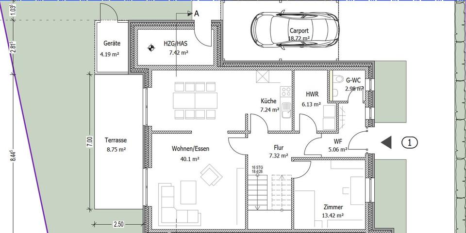 Doppelhaushälfte Rastede - 6 Zimmer, 168 m&sup2;, 1.950&euro; | Angebot:26255438